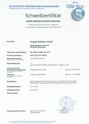 Zertifikat